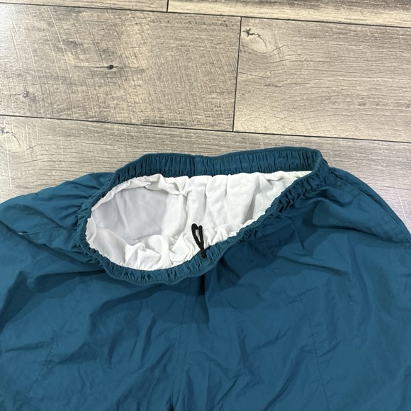 Vintage 90s REI Womens Large Teal Nylon Running/Swim Shorts Lined Athletic Hike - Picture 3 of 9